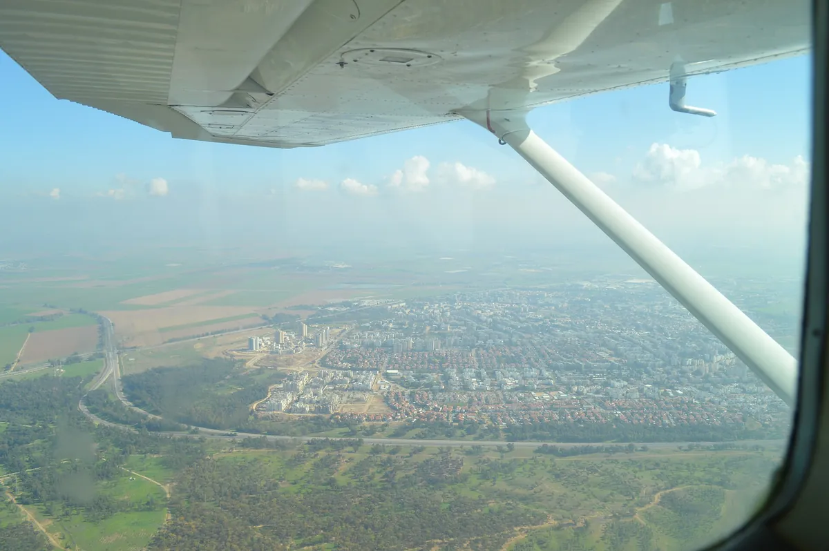 Aerial view of Kiryat Gat (2012)